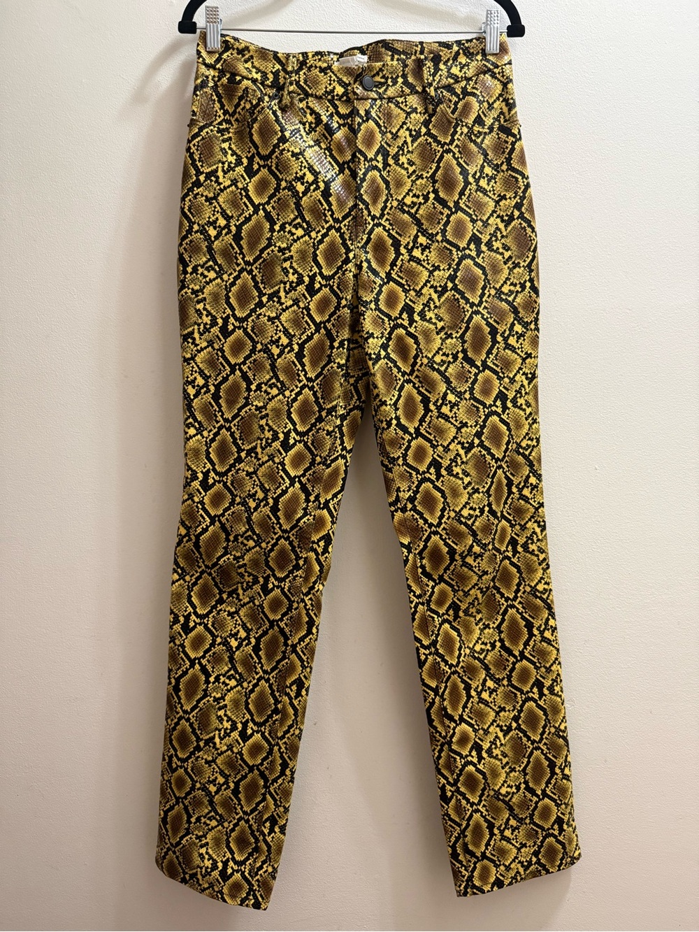 GOOD AMERICAN Snakeskin Pants